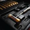 Wheeler 8-Piece Brass Punch Set in Labeled Rollup Storage Bag for Drifting Sights and Gunsmithing view 4