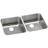 Elkay Lustertone Classic ELUHAD321650 Stainless Steel Equal Double Bowl Undermount ADA Sink view 1