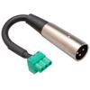 Hosa PHX-206M-BULK Low-voltage Adapter, PHX3F to XLR3M, 6 Inches view 1