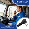 KENMAX CP200 Two-Way Radio Earpiece Headset 1-Wire C-Shape with PTT Button Mic for Motorola CP100D CLS1110 CLS1410 RDM2070D BPR40 DLR1020 VL50 view 4