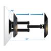 Mount-It! TV Wall Mount, Universal Fit for 19, 20, 24, 27, 32, 34, 37 and 40 Inch TVs and Computer Monitors, Full Motion Tilt and Swivel 14 Extension Arm, VESA 75, 100 Compatible view 3