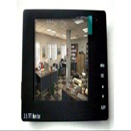 CCTV test video monitor 3.5TV test monitor for analog cameras, RCA video input, video output