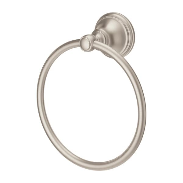 Pfister, BRB-TB0K, Tisbury 6-3/16" Wall Mounted Towel Ring, Brushed Nickel