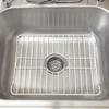 Better Houseware Sink Protectors for Kitchen Sink, Protective Metal Grid, 18.1x12.3x1 inches, White Kitchen Sink Mat to Shield Sink Base from Scratches, Rust-Resistant Coating, L view 2