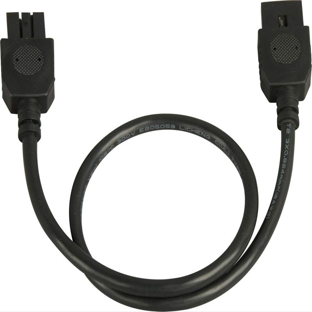 Maxim 87878BK, CounterMax MXInterLink4 Under Cabinet Lighting Accessory, Black