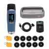 JWM Long Range Guard Tour Patrol System with Downloader, RFID Flashlight Security Guard Equipment with OLED Screen, Free Cloud Software, 2.4G Card for Long Distance Reading view 1