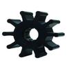 Jabsco 3085-0001-P, Neoprene, Drive Type 7, 10 Blade, 2-1/4 Diameter, 1-1/4 Width, 1/2 Shaft, Brass Insert view 1