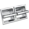 Moen 5577 Donner Hotel and Motel Double Recessed Paper Holder, Chrome view 1