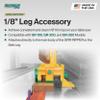 MICROJIG GRR-RIPPER 1/8" Thin Rip, Leg Table Saw Accessory for 3D Push Block, Woodworking Safety Equipment, GRP-11G, Green view 2