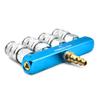 Interstate Pneumatics FPM44S-KG4 Aluminum Rectangular Manifold with Four 1/4 inch Steel Universal Couplers and One 1/4 inch Steel Industrial Plug Kit view 4