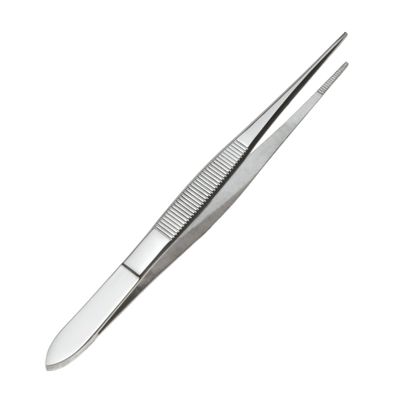 SE Stainless Steel Straight Splinter Tweezers - 518TW-CH