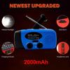 Weather Emergency Solar Hand Crank Radio, 2000mAh NOAA AM/FM view 3