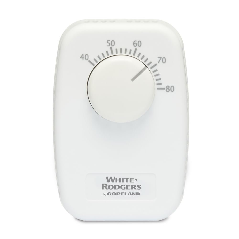 White-Rodgers Mechanical Line Voltage Thermostat, 1G65-641