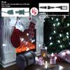 Brizled C9 Christmas Lights Cool White 16FT 25 LED 120V UL Certified Faceted Outdoor Christmas String Lights Connectable Xmas Tree Light for Tree, Holiday, House, Roof Decor view 2