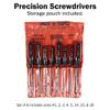 Forster Products 8-Piece Gunsmith Screwdriver Set, Hollow Ground Tips with Square Faces, Single Piece Construction, with a Durable Storage Pouch view 2