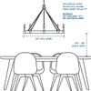 Progress Lighting P4762-15 Classic Three-Light Chandelier, 18" x 18" x 17.25", Polished Chrome view 2