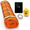 SunTouch Mat TapeMat Electric Floor Heating Kit, 20 Sq. Ft., 2' x 10', (120V) with Command Touch Programmable Thermostat, Plain view 1