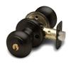 Copper Creek Colonial Entry Door Knob  Keyed Entry Handle with Lock and Key, ANSI Grade-3 Certified, DIY-Friendly Install for Interior and Exterior Entrance Doors  Tuscan Bronze (1 Pack) view 1