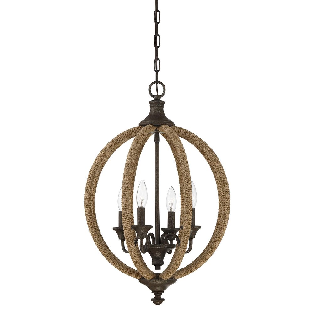 Savoy House 7-9215-4-32 Findlay 4-Light Pendant (17" W x 24" H)