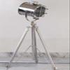 Nautical Photography Chrome Studio Floor Lamp Searchlight Spot Light Metal Tripod Stand view 3