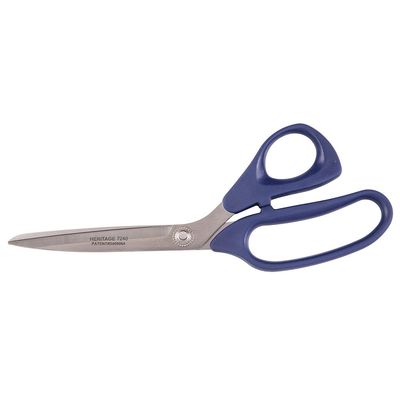 Klein Tools G7240 Scissors, Bent Trimmer with Extra Large Handle Cuts Fabric, Paper, Plastics, More, Right-Hand or Left-Hand Use, 9-1/2-Inch