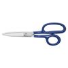 Klein Tools G718LRCB Scissors, Made in USA, Heavy Duty Carpet Shear with Large Ring, Curved Handles and Blunt Tips for Trimming Carpet Pile, 9-Inch view 4