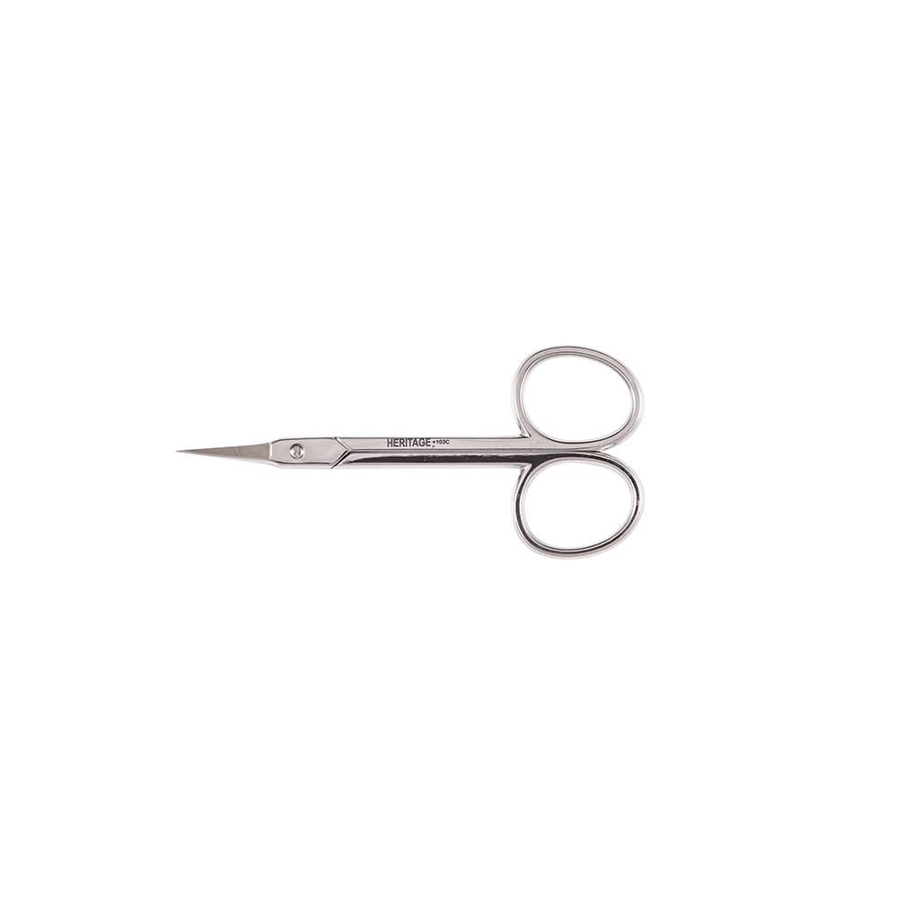 Klein Tools G103C Scissors, Embroidery Scissors with Fine Points and Curved Blade for Right-Hand and Left-Hand Use, 3-1/2-Inch