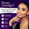 Lobe Wonder The ORIGINAL Earring Support Patches 360 Clear & Latex-Free view 4