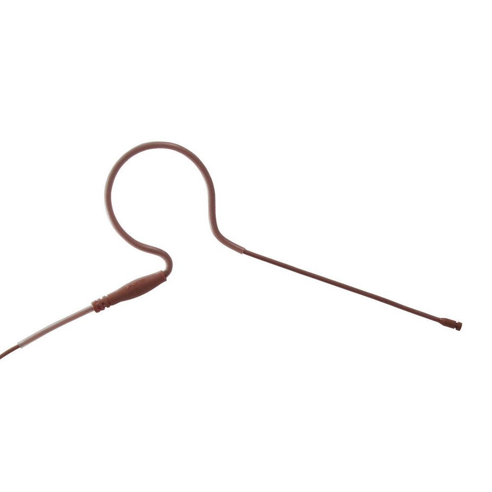 Point Source Audio CO-8WS-XSE-BR Omnidirectional Earworn Microphone 3.5mm Locking Connector Compatible with Sennheiser EW Series, Brown
