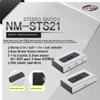 2 Port 3.5mm Stereo Manual Switch Box AUX Audio Speaker selector(Wall Mount Hole Built-in, Wall or Table Available) view 3