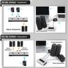 2 Port 3.5mm Stereo Manual Switch Box AUX Audio Speaker selector(Wall Mount Hole Built-in, Wall or Table Available) view 4