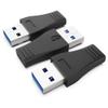 Warmstor USB 3.0 to USB C Adapter 3 Pack, Type C Female to A Male Charger Converter for Apple Watch Ultra iWatch 8 7,iPhone 15 14 13 12 Pro Max Plus, Airpods, iPad Air Mini,Car,Samsung Galaxy S23 S24 view 2