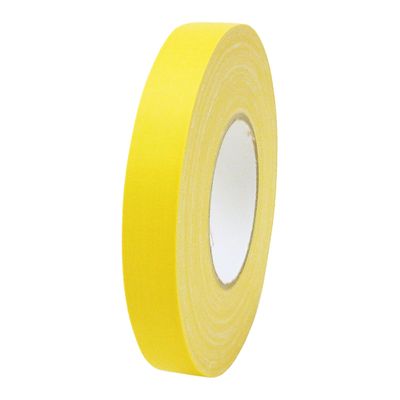 JVCC Low Gloss Gaffer-Style Duct Tape, 1 in. x 60 yds. (Yellow)