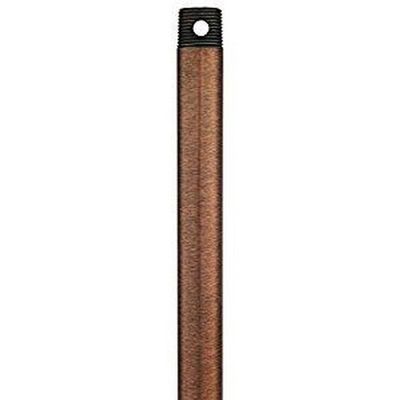 Accessory - .62 Inch Diameter Extension Rod-12 Inch Down Rod Length-Luster Bronze Finish