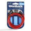 Wordlock CL-455-RD Non-Resettable Combination Cable Lock, 4-Feet, Red view 2