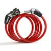 Wordlock CL-455-RD Non-Resettable Combination Cable Lock, 4-Feet, Red view 4