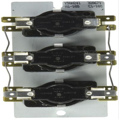 White-Rodgers Electric Heat Sequencer, 5 Switches, 24A34-14