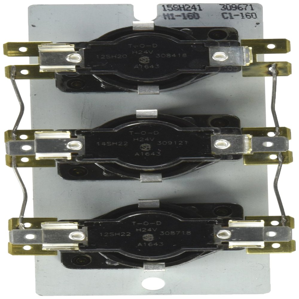 White-Rodgers Electric Heat Sequencer, 5 Switches, 24A34-14