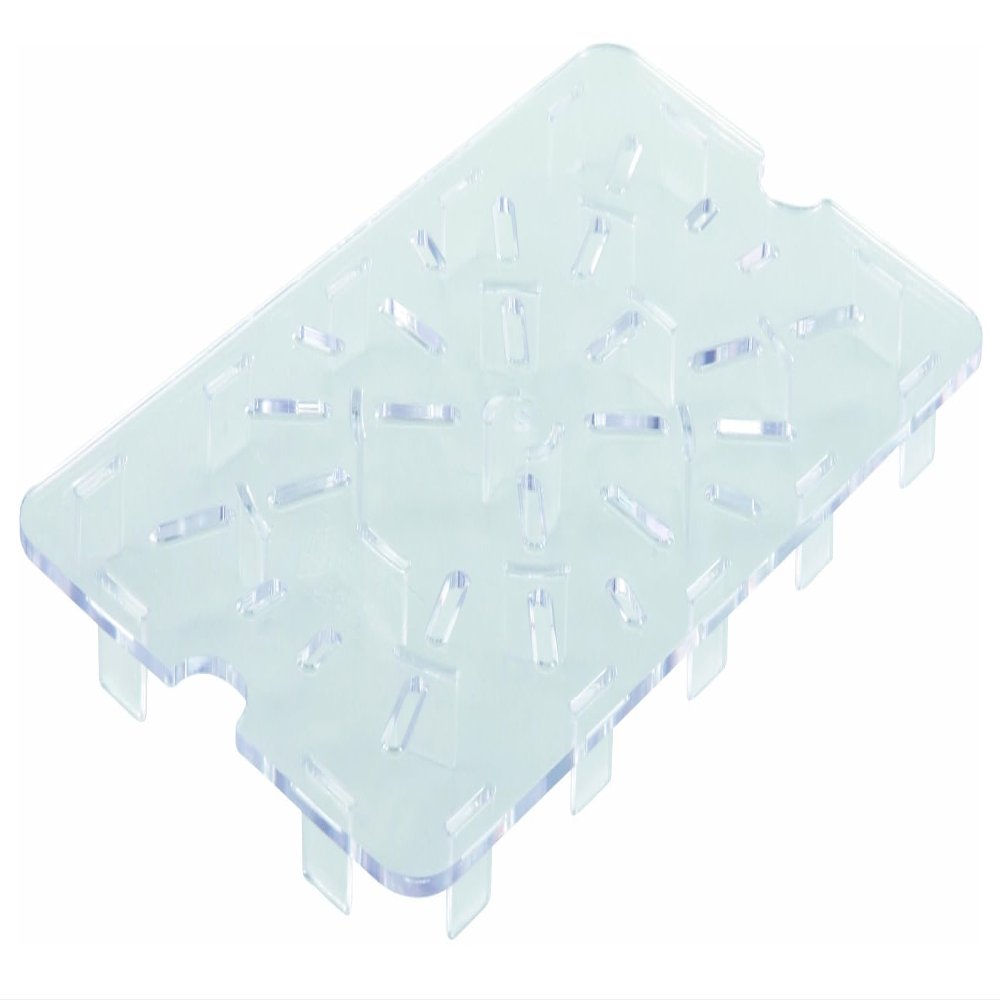 Winco 12" x 18" Clear Plastic Drain Shelf