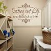 Sorting Out Life One Load at A Time Wall Decal-Vinyl Laundry Art view 2