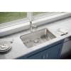 Elkay Lustertone Classic ELUH2816DBG Single Bowl Undermount Stainless Steel Sink Kit view 2