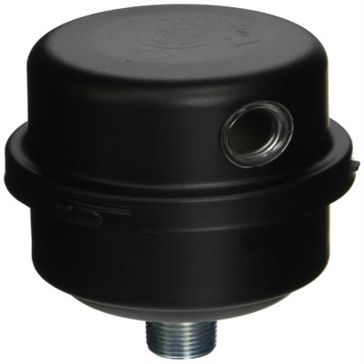 Solberg FS-06-038 Filter Silencer, 3/8" MPT Outlet, 3-9/16" HT, 3-1/4" Diameter, 8 SCFM