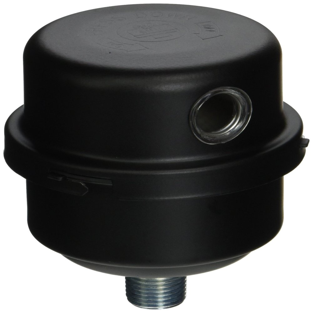 Solberg FS-06-038 Filter Silencer, 3/8" MPT Outlet, 3-9/16" HT, 3-1/4" Diameter, 8 SCFM