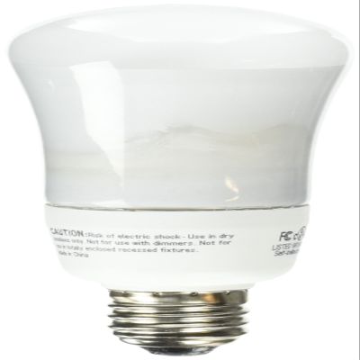 EARTHTRONICS R214SW1B Westpointe R20 Compact Fluorescent Flood Light, 14W, Soft White