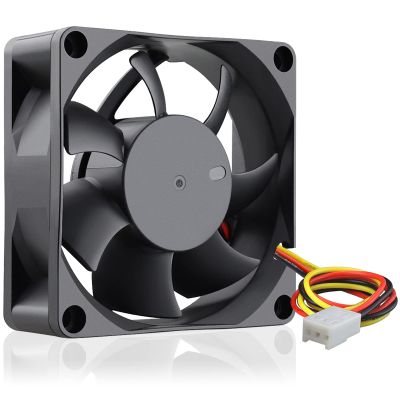 GDSTIME 12V DC 3PIN 70mm Fan, 70mm x 70mm x 25mm Brushless Cooling Fan