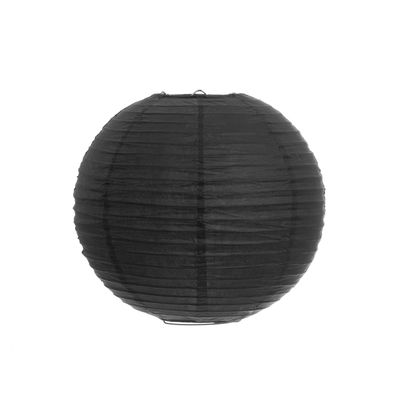 Navillus 14-Inch Paper Lantern, Set of 6 (Black)
