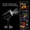 ELEOPTION Christmas Light Projector Outdoor Landscape Spotlight LED 14 Switchable Patterns in 1 Decorative Light IP65 Waterproof for Xmas Thanksgiving Birthday Party Holiday Indoor Outdoor view 3