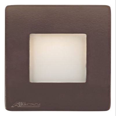 Thomas Lighting Beacon 3.3W LED Steplight with Opal Lens, Brown