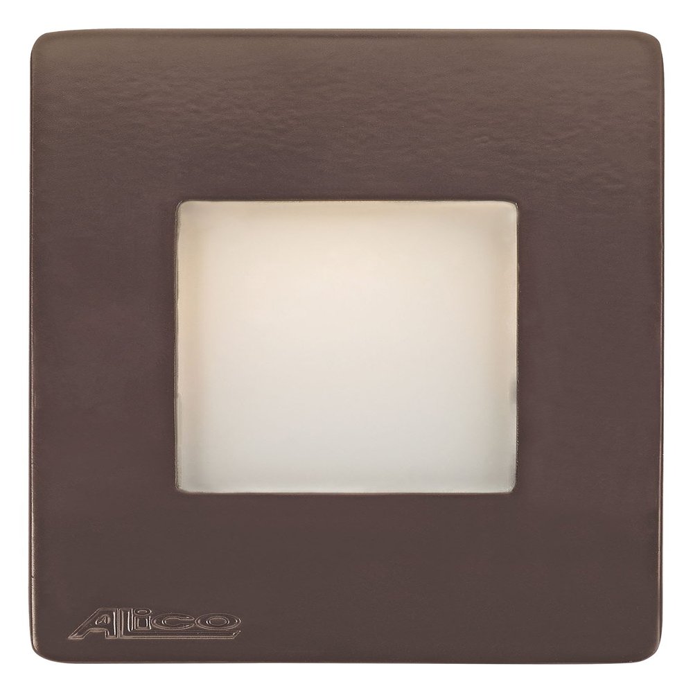 Thomas Lighting Beacon 3.3W LED Steplight with Opal Lens, Brown