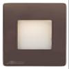 Thomas Lighting Beacon 3.3W LED Steplight with Opal Lens, Brown view 1